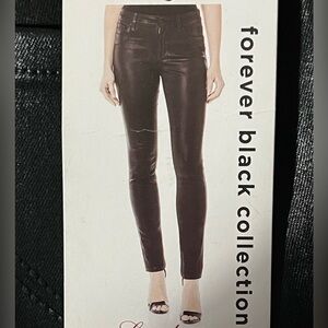 Level 99 Forever black collections-NO FADE-Coated skinny jeans​